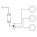 Spot LED Atom - Blanc