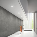 Spot LED Atom - Aspect inoxydable