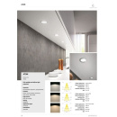 Spot LED Atom D-M - Aspect inoxydable