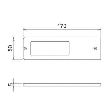 Spot LED Vega - Aspect inoxydable