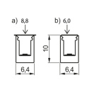 Profil LED LD8104 - 2000mm - Aluminium