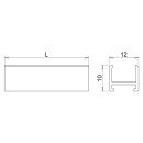 Profil LED Nexus - 2000mm - Aluminium