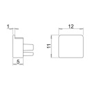 Clips De Montage Nexus Montés En Surface - 3-p