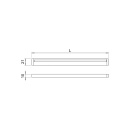 Profil LED Blade - 2000 mm - Aluminium