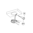 Spot LED Holl TDM DM - Aspect Inox