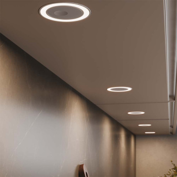Spot LED Holl DM Avec Couvercle - Aspect Inox