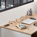 Prise De Courant Infini - Aspect acier inoxydable