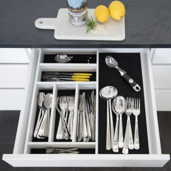 Range Couvert Tiroir Flex Basic - Blanc