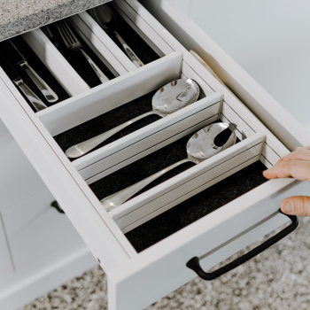 Range Couvert Tiroir Flex Basic - Blanc