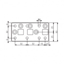 Pieds de meuble 205 - Chrome