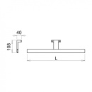 Miroir De Salle De Bain LED-Light Aalto - Chrome