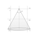 Spot LED Stella Flat - Aspect Inox