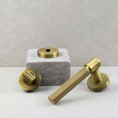 Poignée De Porte Helix 200 - Bronze Antique