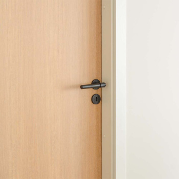 Poignée De Porte Helix 200 Plaine - Noir