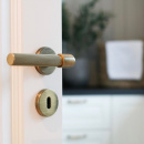 Poignée De Porte Helix 200 Stripe - Bronze Antique