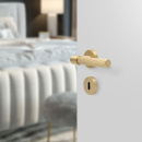 Poignée De Porte Helix 200 Stripe - Laiton