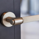 Poignée De Porte Helix 200 Stripe - Finition Acier Inoxydable