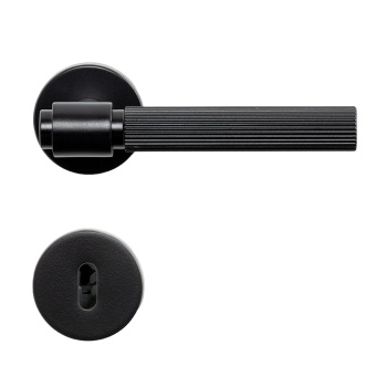 Poignée De Porte Helix 200 Stripe - Noir