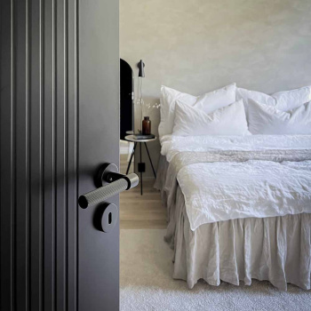 Poignée De Porte Helix 200 Stripe - Noir