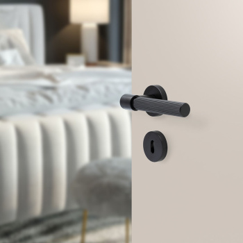 Poignée De Porte Helix 200 Stripe - Noir