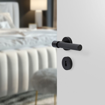Poignée De Porte Helix 200 Stripe - Noir