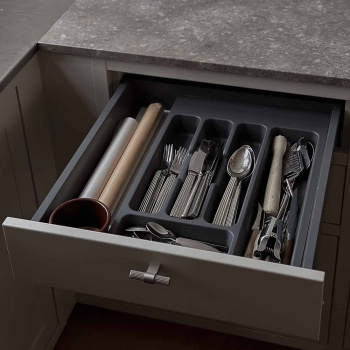 Range Couvert Tiroir Classic - Gris Foncé