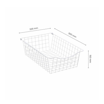 Panier Filaire 150 - Blanc