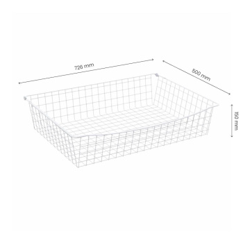 Panier Filaire 150 - Blanc