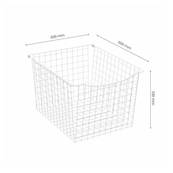 Panier Filaire 330 - Blanc