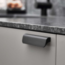 Poignée Fall - Noir Brossé