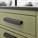 Poignée Fall - Noir Brossé