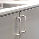 Poignée Helix - Fini Aspect Inoxydable