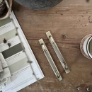 Poignée Hélix/Plaque Arrière - Bronze Antique