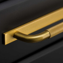 Poignée Helix/Plaque Arrière - Laiton