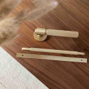 Poignée Helix/Plaque Arrière - Laiton