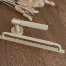 Poignée Helix/Plaque Arrière - Laiton