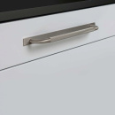 Poignée Helix/Plaque Arrière - Fini Acier Inoxydable