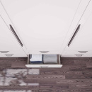 Poignée Helix/Plaque Arrière - Fini Acier Inoxydable