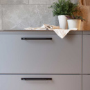 Poignée Hélix/Plaque Arrière - Noir Mat