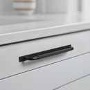 Poignée Hélix/Plaque Arrière - Noir Mat