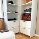 Poignée 1353 - Nickelée/Enveloppée de Cuir Brun