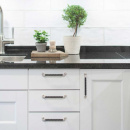 Poignée 1353 - Laiton Poli/Cuir Nature