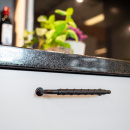 Poignée 1353 - Noir Mat/Cuir Noir