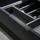 Poignée profilée Curve - Noir Mat