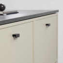 Poignée Elan - Noir Brossé