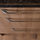 Poignée Lya - Aspect Inoxydable