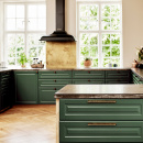 Poignée Manor/Plaque Arrière - Laiton Antique