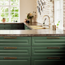 Poignée Manor/Plaque Arrière - Laiton Antique