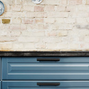 Poignée Manor/Plaque Arrière - Noir Mat