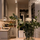 Poignée Norma 12 - Aspect Inoxydable/Cuir Marron